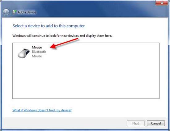 Sử dụng Bluetooth trong Windows 7